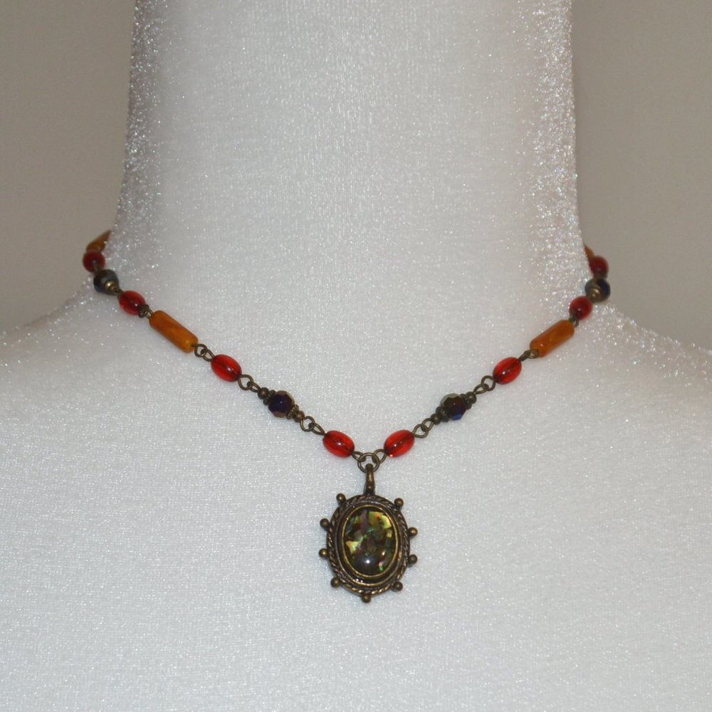 8/$20 Beaded Pendant Choker